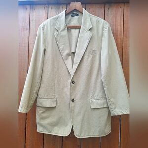 LL Bean size 44 mens cotton blazer
